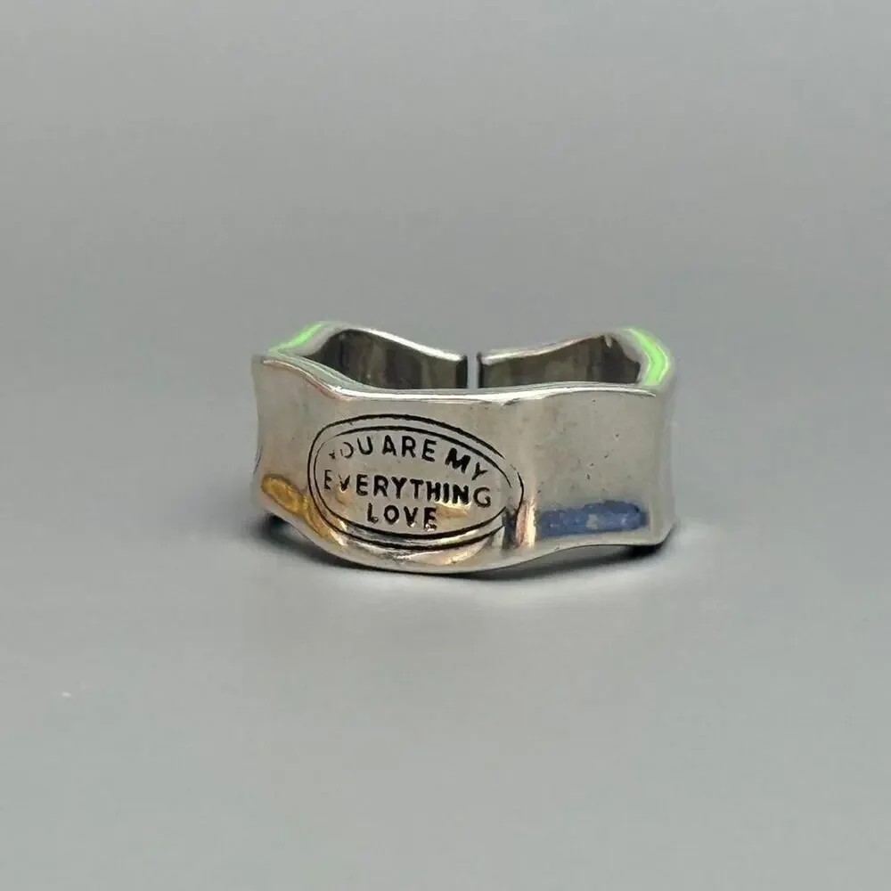Sterling silver adjustable ring silverjewellery